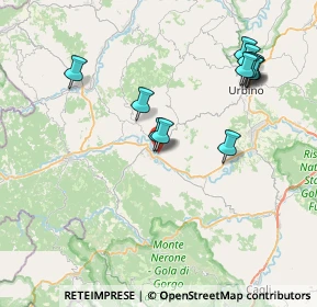 Mappa Via Castel delle Ripe, 61049 Urbania PU, Italia (8.2925)