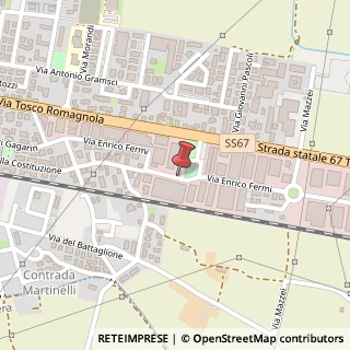 Mappa Via E.fermi, 32, 56012 Calcinaia, Pisa (Toscana)