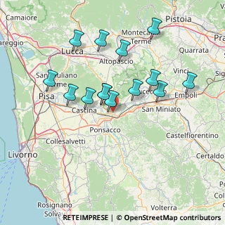 Mappa Via dell'Argine, 56025 Pontedera PI, Italia (14.02214)