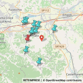 Mappa Via Ensi, 56028 San Miniato PI, Italia (3.61727)
