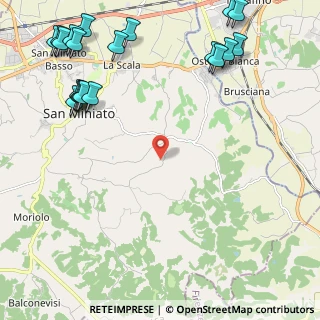 Mappa Via Ensi, 56028 San Miniato PI, Italia (3.283)