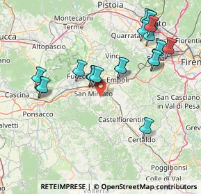 Mappa Via Ensi, 56028 San Miniato PI, Italia (17.012)