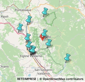 Mappa Località Olena, 50066 Reggello FI, Italia (6.96917)