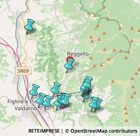 Mappa Località Olena, 50066 Reggello FI, Italia (4.61778)