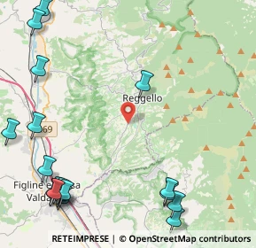 Mappa Località Olena, 50066 Reggello FI, Italia (6.882)