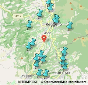 Mappa Località Olena, 50066 Reggello FI, Italia (2.323)
