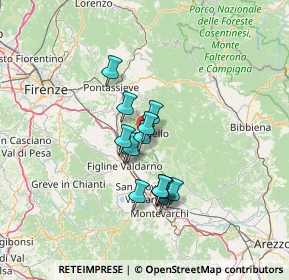 Mappa Località Olena, 50066 Reggello FI, Italia (10.03714)