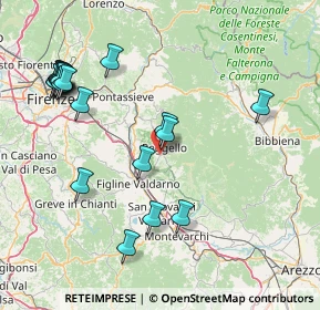 Mappa Località Olena, 50066 Reggello FI, Italia (19.0245)