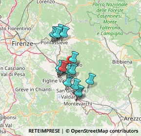 Mappa Località Olena, 50066 Reggello FI, Italia (10.00059)
