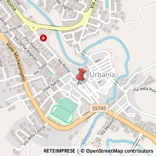Mappa Via della Cereria, 4, 61049 Urbania, Pesaro e Urbino (Marche)