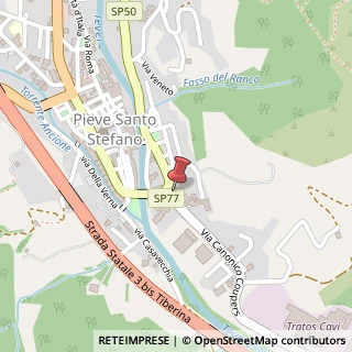 Mappa Via Madonna dei Lumi, 4, 52036 Pieve Santo Stefano, Arezzo (Toscana)