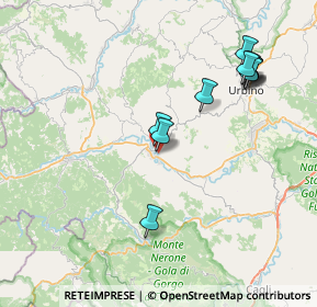 Mappa Via della Porcellana, 61049 Urbania PU, Italia (8.40636)