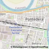 Karte Pontedera