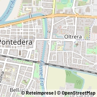 地図 Pontedera