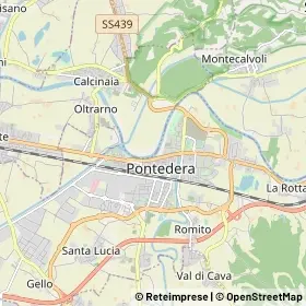 Mappa Pontedera