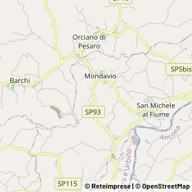 Mappa Mondavio