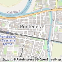 Mapa Pontedera