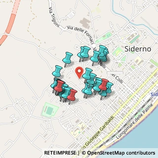 Mappa Via Letticugna, 89048 Siderno RC, Italia (0.36207)