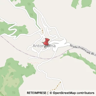 Mappa Via Consalvo, 8, 89040 Antonimina, Reggio di Calabria (Calabria)