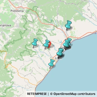 Mappa Via Cristoforo Colombo, 89040 Gerace RC, Italia (6.54571)