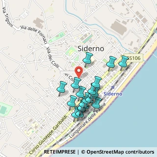 Mappa Via dei Colli, 89048 Siderno RC, Italia (0.468)