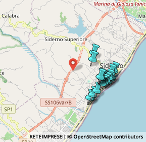 Mappa Contrada Lucis, 89048 Siderno RC, Italia (1.9885)