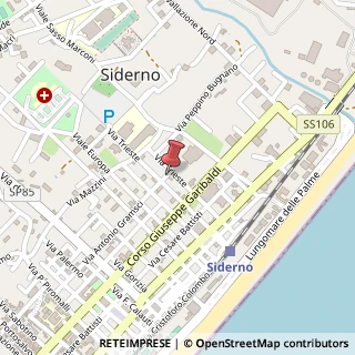 Mappa Via Antonio Gramsci, 5, 89048 Siderno, Reggio di Calabria (Calabria)