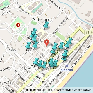 Mappa Via Giuseppe Verdi, 89048 Siderno RC, Italia (0.2435)