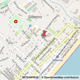 Mappa Via Antonio Gramsci, 7, 89048 Siderno, Reggio di Calabria (Calabria)