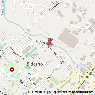Mappa Via Circonvallazione Nord, 109, 89048 Siderno, Reggio di Calabria (Calabria)