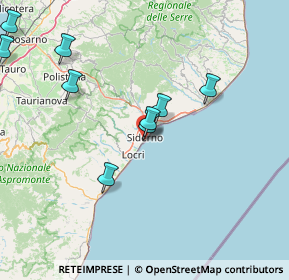 Mappa Via Telesio, 89048 Siderno RC, Italia (25.25923)