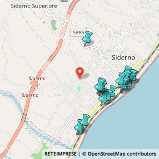 Mappa Contrada Tamburi, 89048 Siderno RC, Italia (1.225)