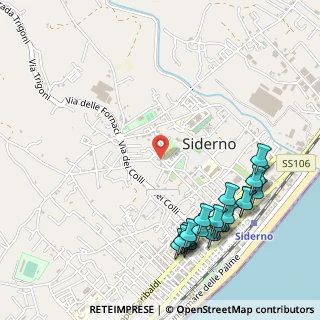 Mappa Via Cerchietto, 89048 Siderno RC, Italia (0.7235)