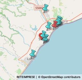 Mappa Via Don Luigi Sturzo, 89048 Siderno RC, Italia (3.25364)