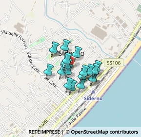 Mappa Via Trieste angolo, 89048 Siderno RC, Italia (0.29)