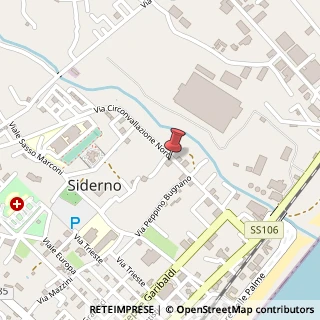 Mappa Via Circonvallazione Nord, 79, 89048 Siderno, Reggio di Calabria (Calabria)