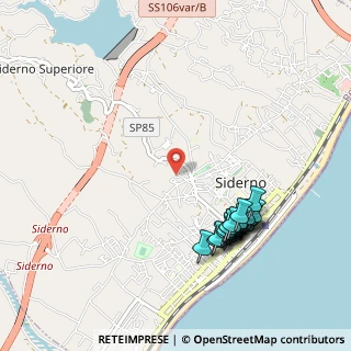 Mappa Via Scinà, 89048 Siderno RC, Italia (1.201)