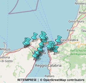 Mappa Località Casa Bianca, 98158 Messina ME, Italia (10.708)