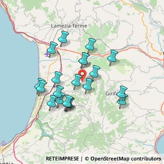 Mappa Via A. Miceli, 88025 San Pietro a Maida CZ, Italia (7.2875)