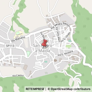 Mappa Largo Dante Alighieri, 34, 88025 San Pietro a Maida, Catanzaro (Calabria)
