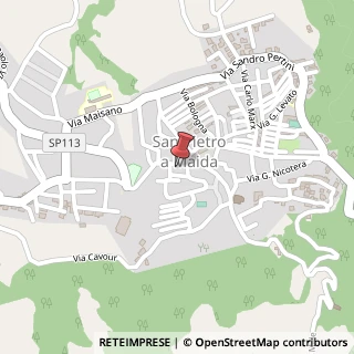 Mappa Via Armando Diaz, 131, 88025 San Pietro a Maida, Catanzaro (Calabria)