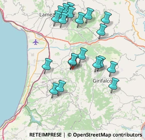 Mappa Via Piergiorgio Frassati, 88025 San Pietro a Maida CZ, Italia (8.489)