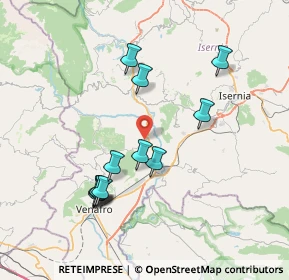 Mappa Via Petrara, 86070 Montaquila IS, Italia (7.72917)