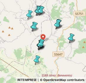 Mappa Contrada Piana, 86011 Baranello CB, Italia (3.617)