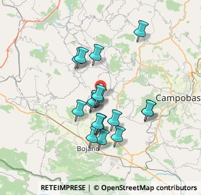 Mappa Contrada Piana, 86011 Baranello CB, Italia (6.17176)