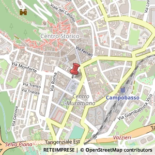 Mappa Piazza Vittorio Emanuele II, 17, 86100 Campobasso, Campobasso (Molise)