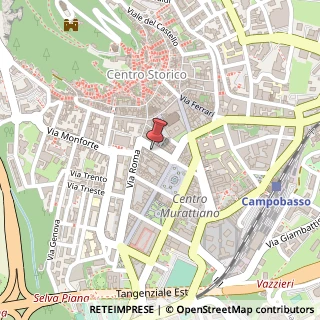 Mappa Via Francesco Crispi, 1, 86100 Campobasso, Campobasso (Molise)