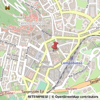 Mappa Corso Francesco Bucci, 28, 86100 Campobasso, Campobasso (Molise)