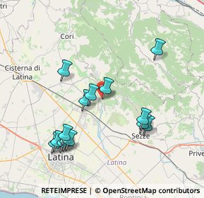 Mappa Via Porta delle Noci, 04013 Sermoneta LT, Italia (8.26643)