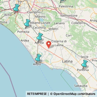 Mappa Via Virgilio, 04011 Aprilia LT, Italia (40.6415)